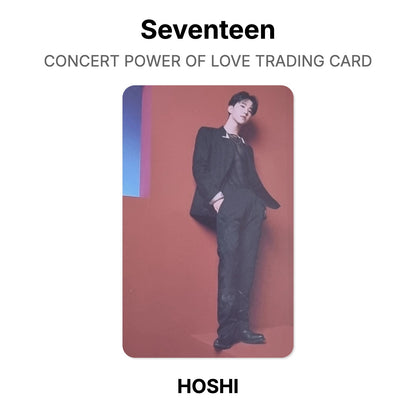 Seventeen CONCERT POWER OF LOVE TRADING CARD Official Photocard