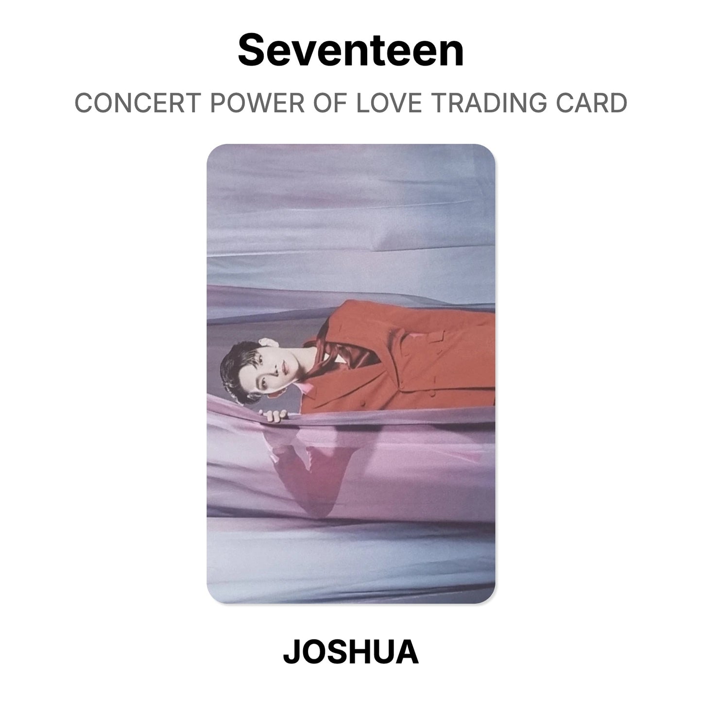 Seventeen CONCERT POWER OF LOVE TRADING CARD Official Photocard
