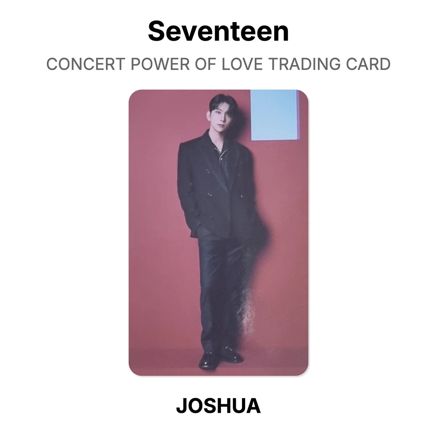 Seventeen CONCERT POWER OF LOVE TRADING CARD Official Photocard