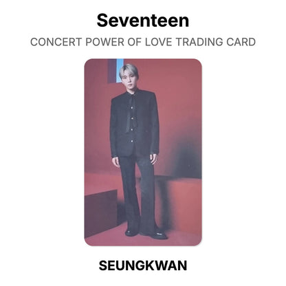 Seventeen CONCERT POWER OF LOVE TRADING CARD Official Photocard