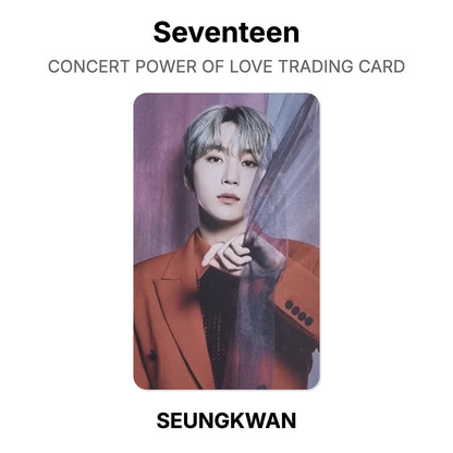 Seventeen CONCERT POWER OF LOVE TRADING CARD Official Photocard