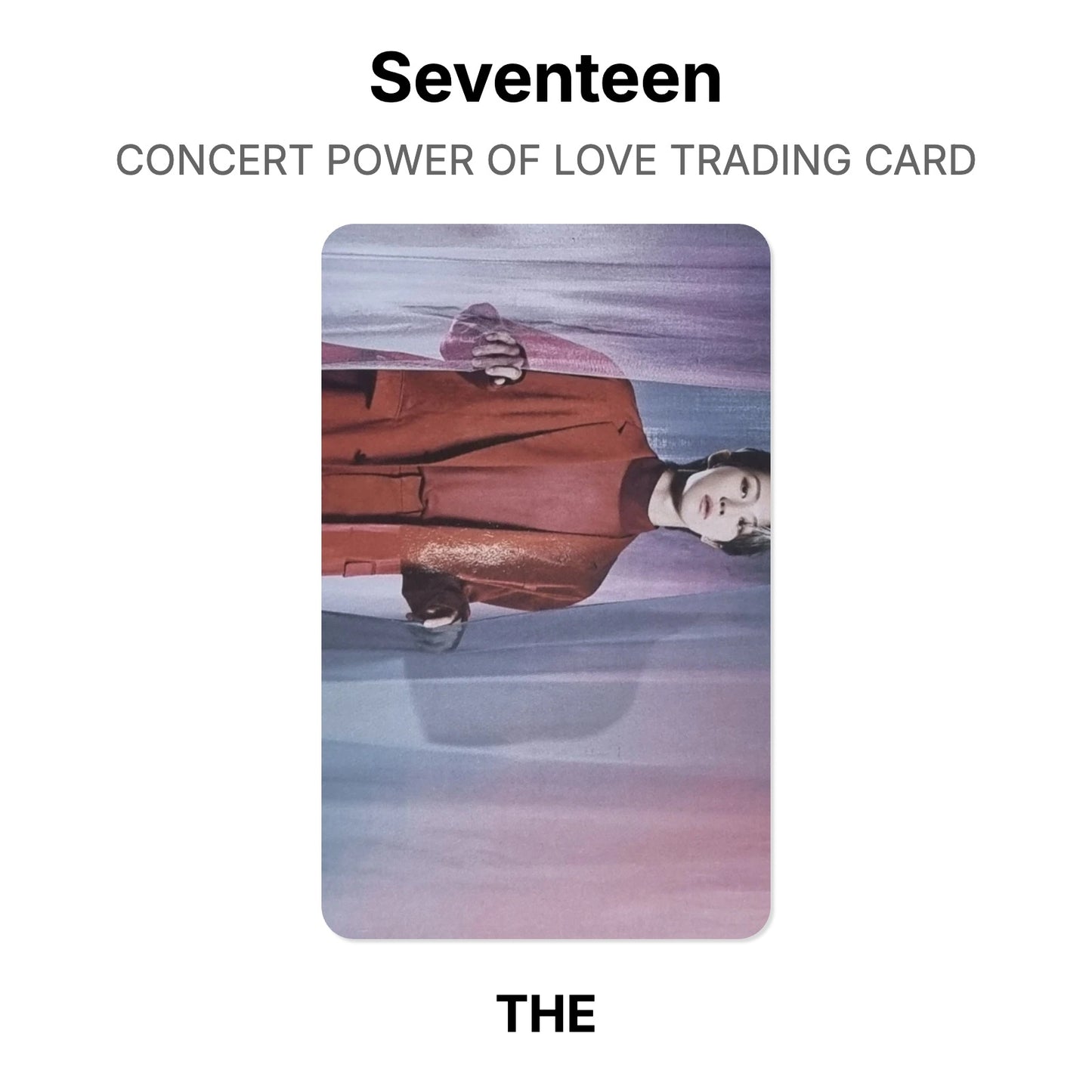 Seventeen CONCERT POWER OF LOVE TRADING CARD Official Photocard