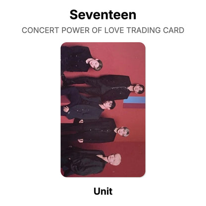 Seventeen CONCERT POWER OF LOVE TRADING CARD Official Photocard