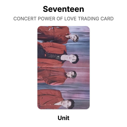 Seventeen CONCERT POWER OF LOVE TRADING CARD Official Photocard