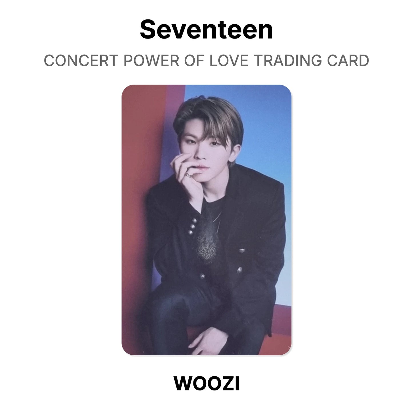 Seventeen CONCERT POWER OF LOVE TRADING CARD Official Photocard
