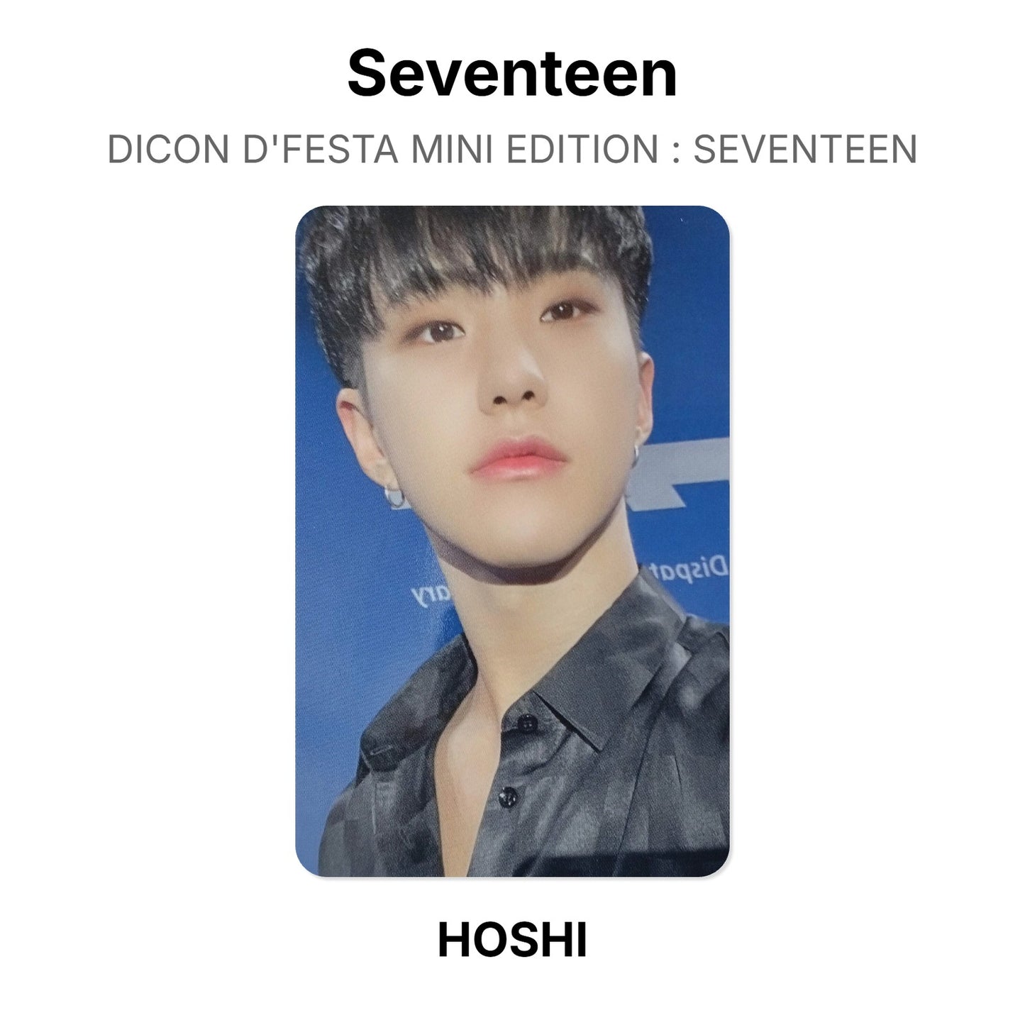 Seventeen DICON D'FESTA MINI EDITION : SEVENTEEN Official Photocard