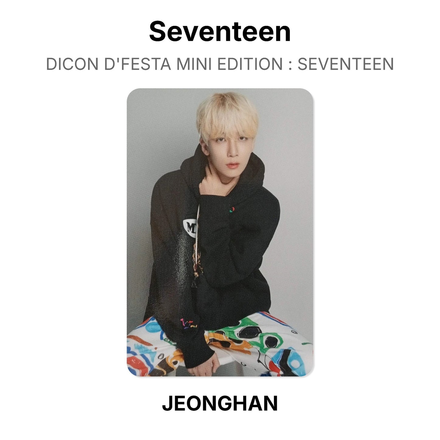 Seventeen DICON D'FESTA MINI EDITION : SEVENTEEN Official Photocard