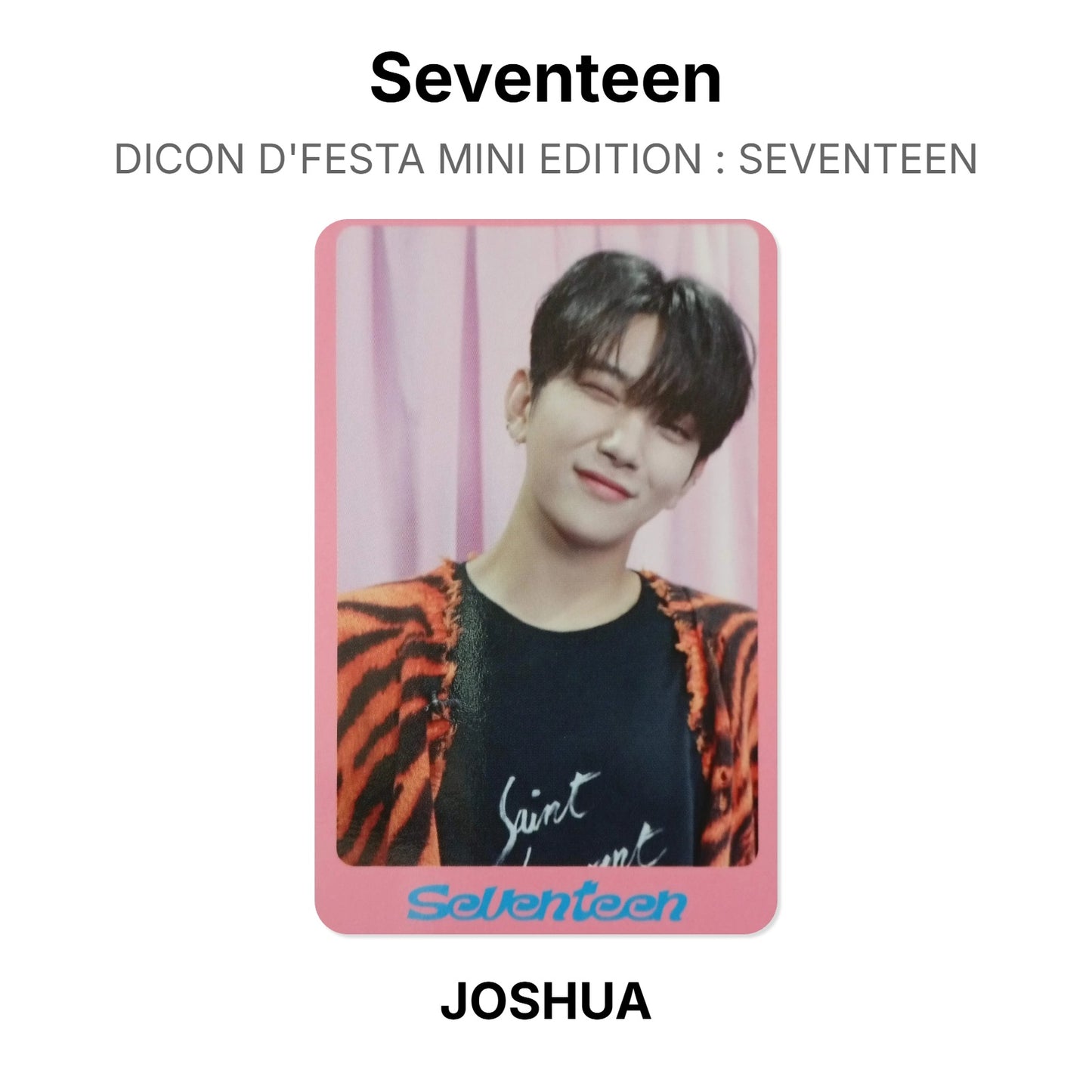Seventeen DICON D'FESTA MINI EDITION : SEVENTEEN Official Photocard
