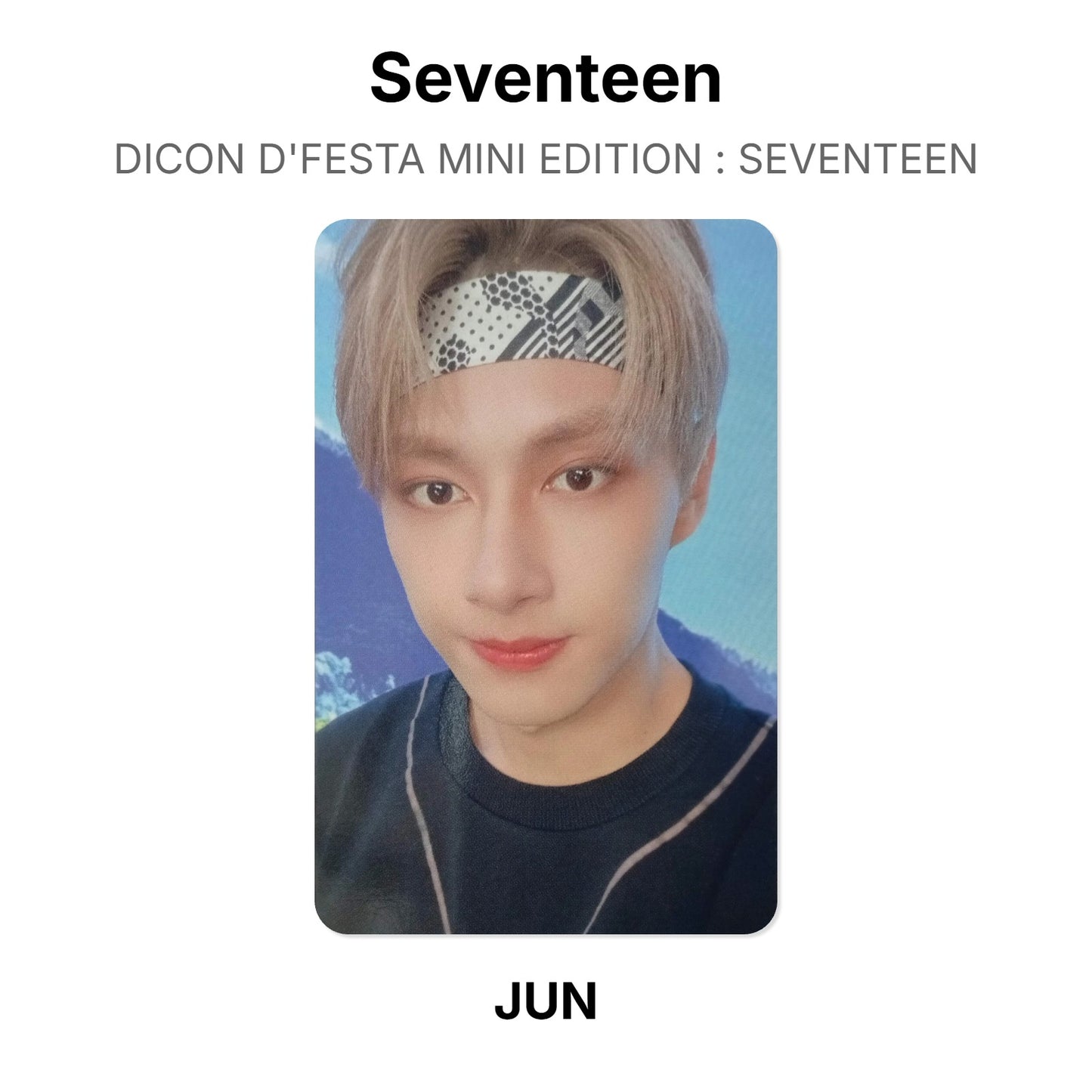 Seventeen DICON D'FESTA MINI EDITION : SEVENTEEN Official Photocard