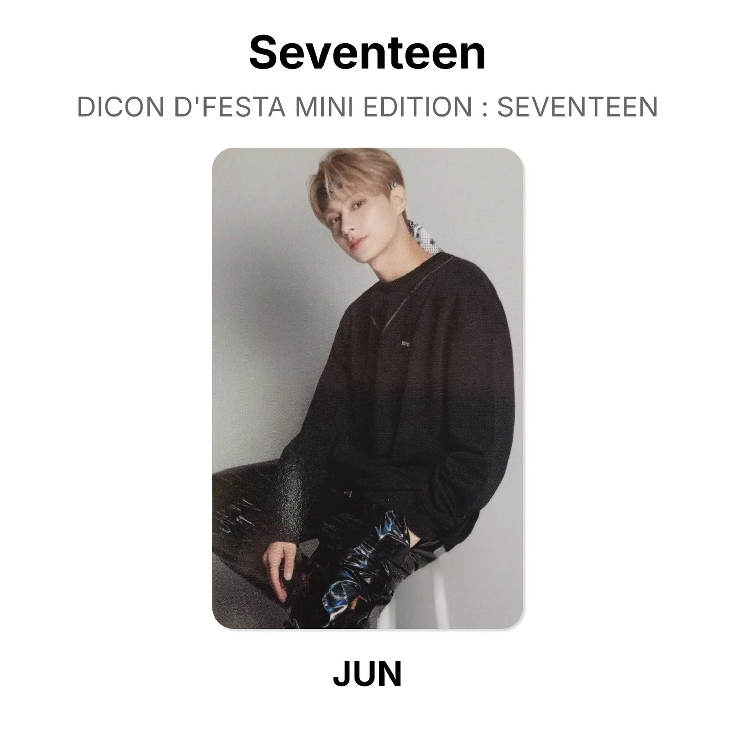 Seventeen DICON D'FESTA MINI EDITION : SEVENTEEN Official Photocard