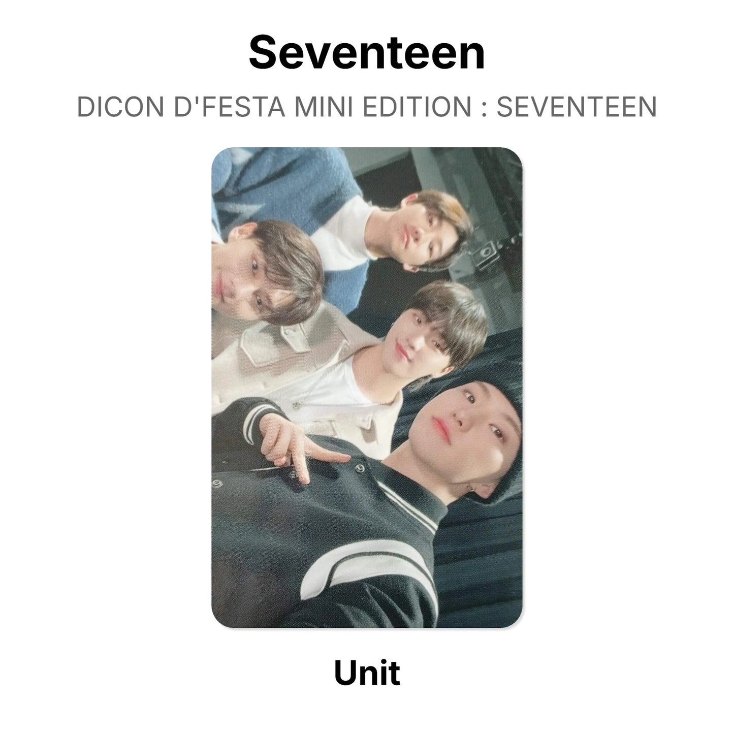 Seventeen DICON D'FESTA MINI EDITION : SEVENTEEN Official Photocard