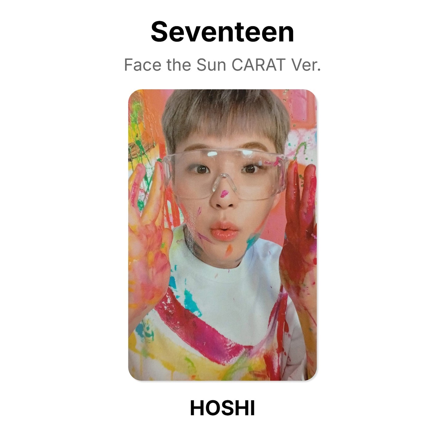 Seventeen Face the Sun CARAT Ver. Official Photocard