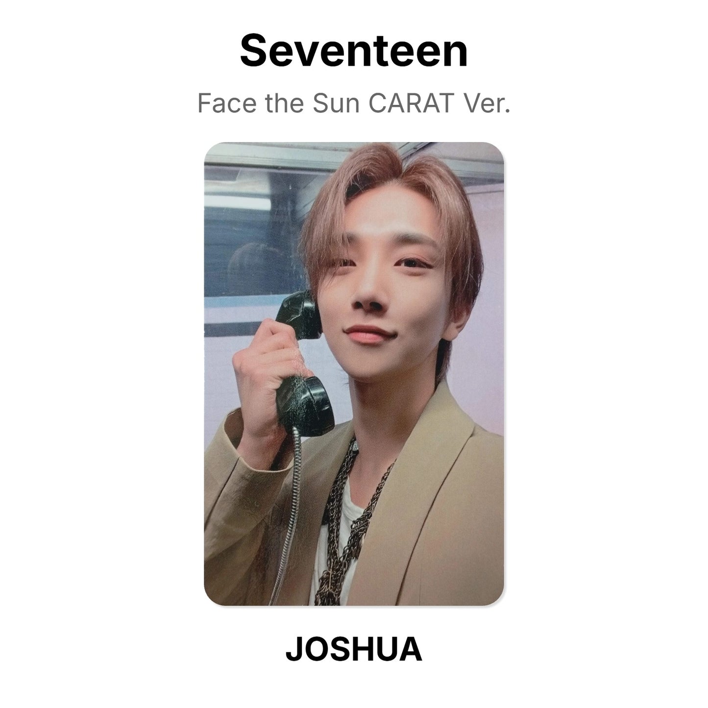 Seventeen Face the Sun CARAT Ver. Official Photocard