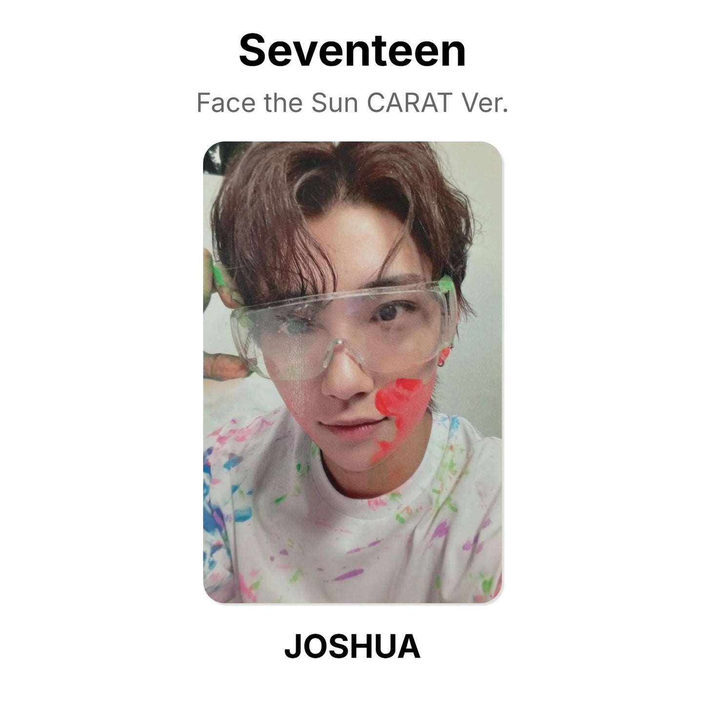 Seventeen Face the Sun CARAT Ver. Official Photocard