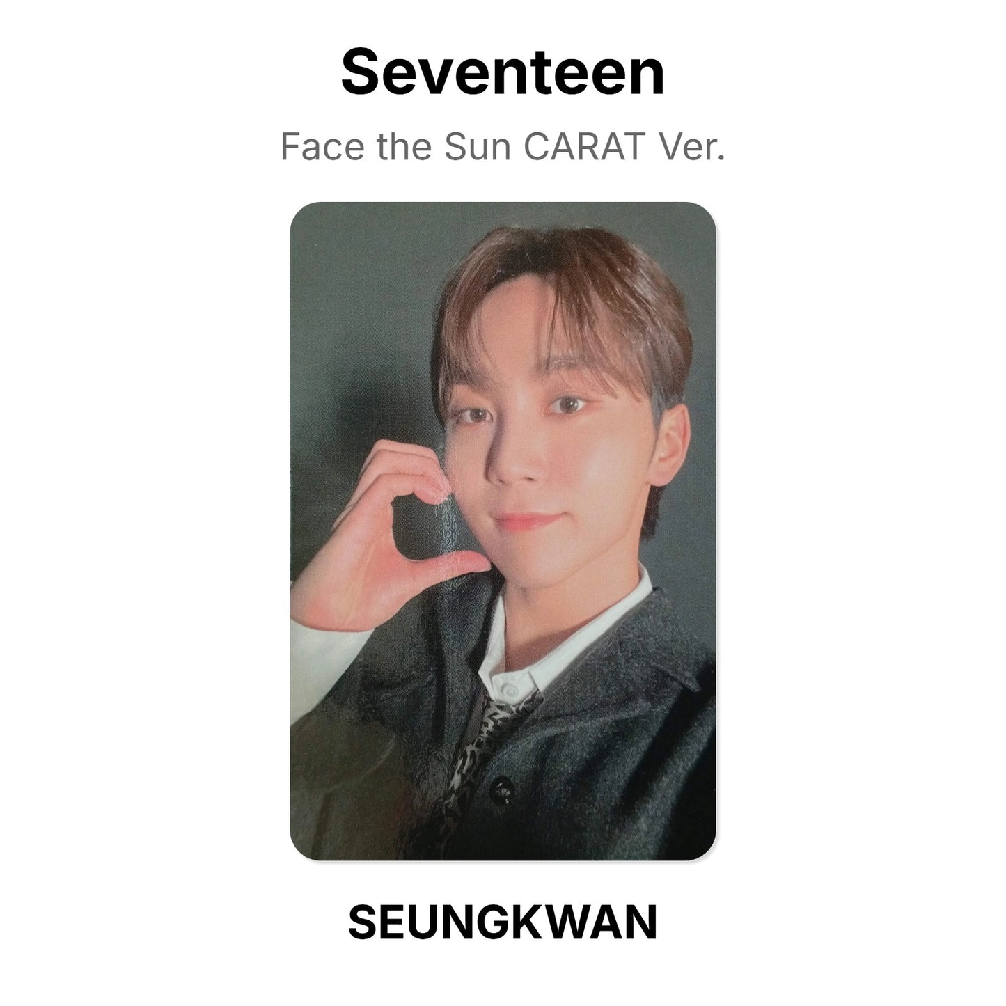 Seventeen Face the Sun CARAT Ver. Official Photocard