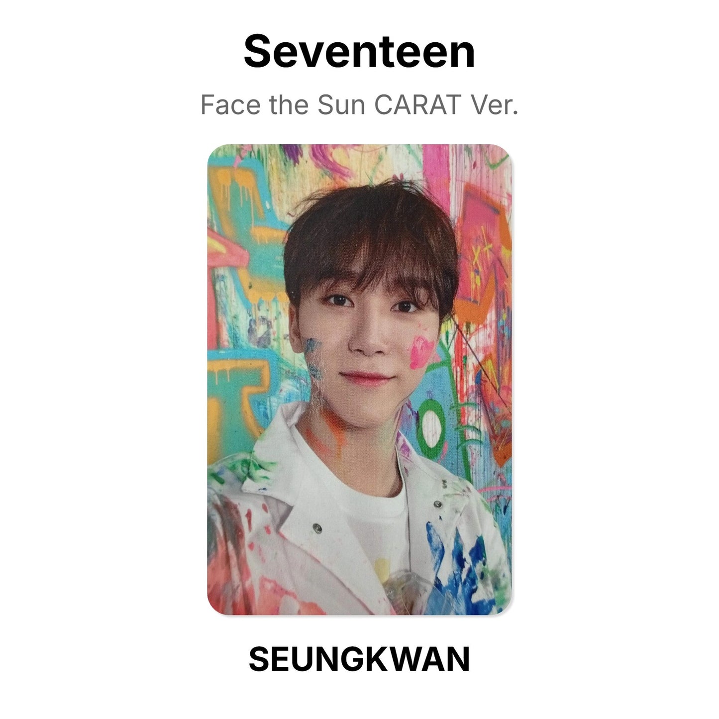 Seventeen Face the Sun CARAT Ver. Official Photocard
