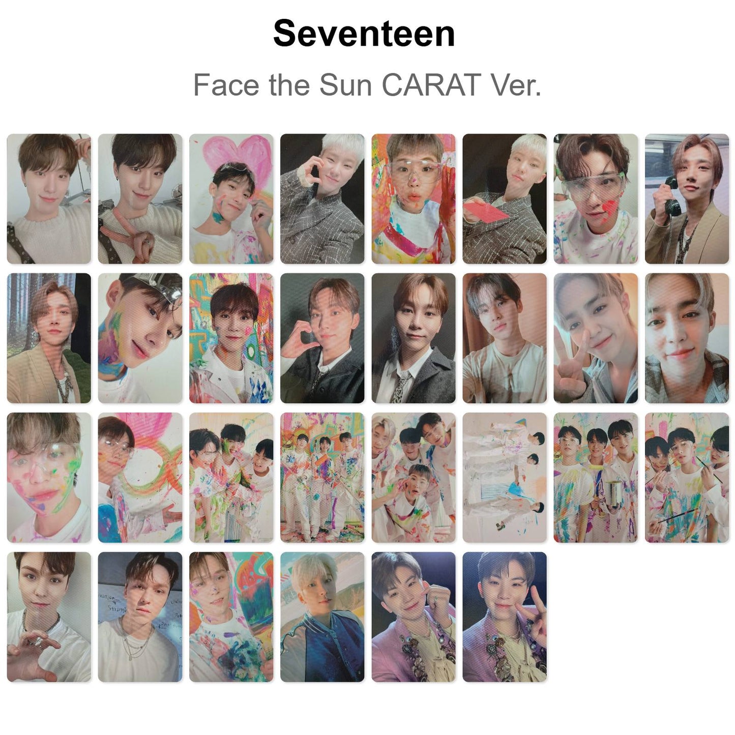 Seventeen Face the Sun CARAT Ver. Official Photocard