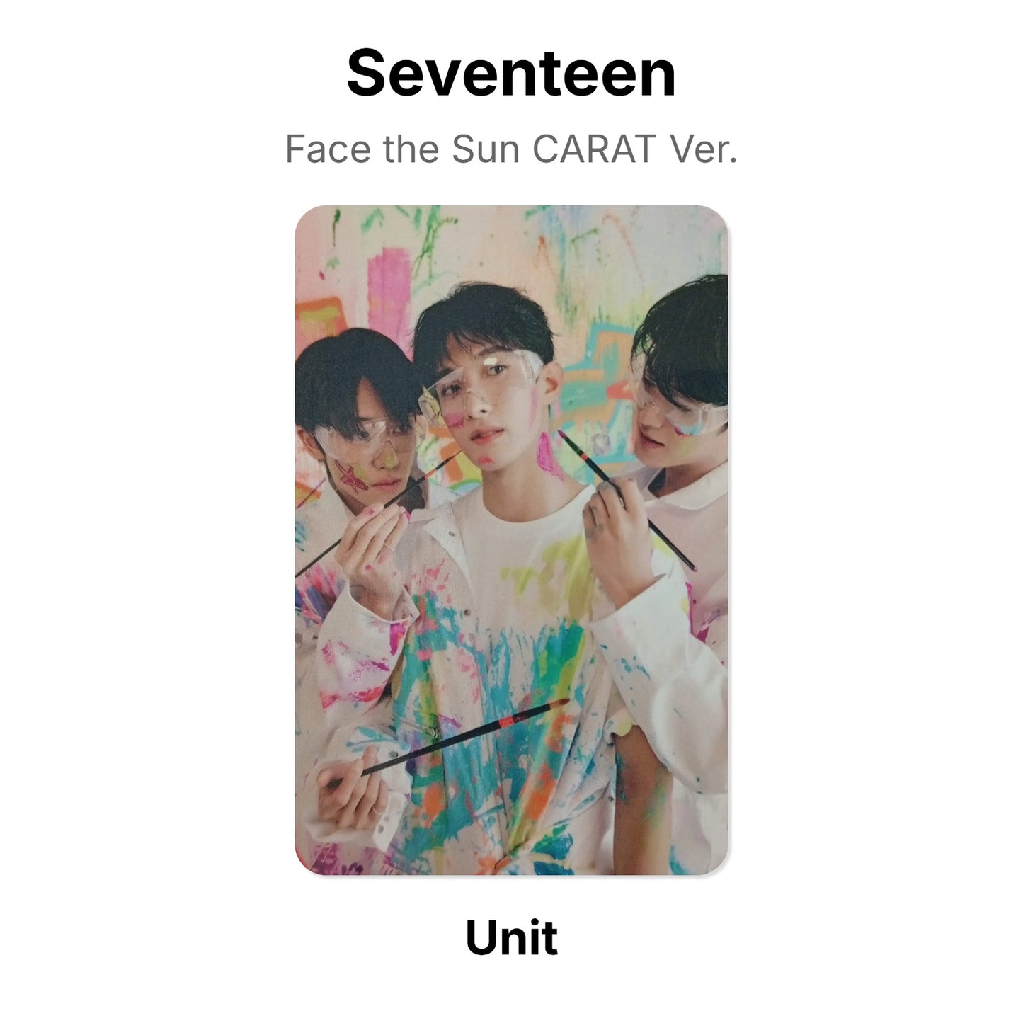 Seventeen Face the Sun CARAT Ver. Official Photocard