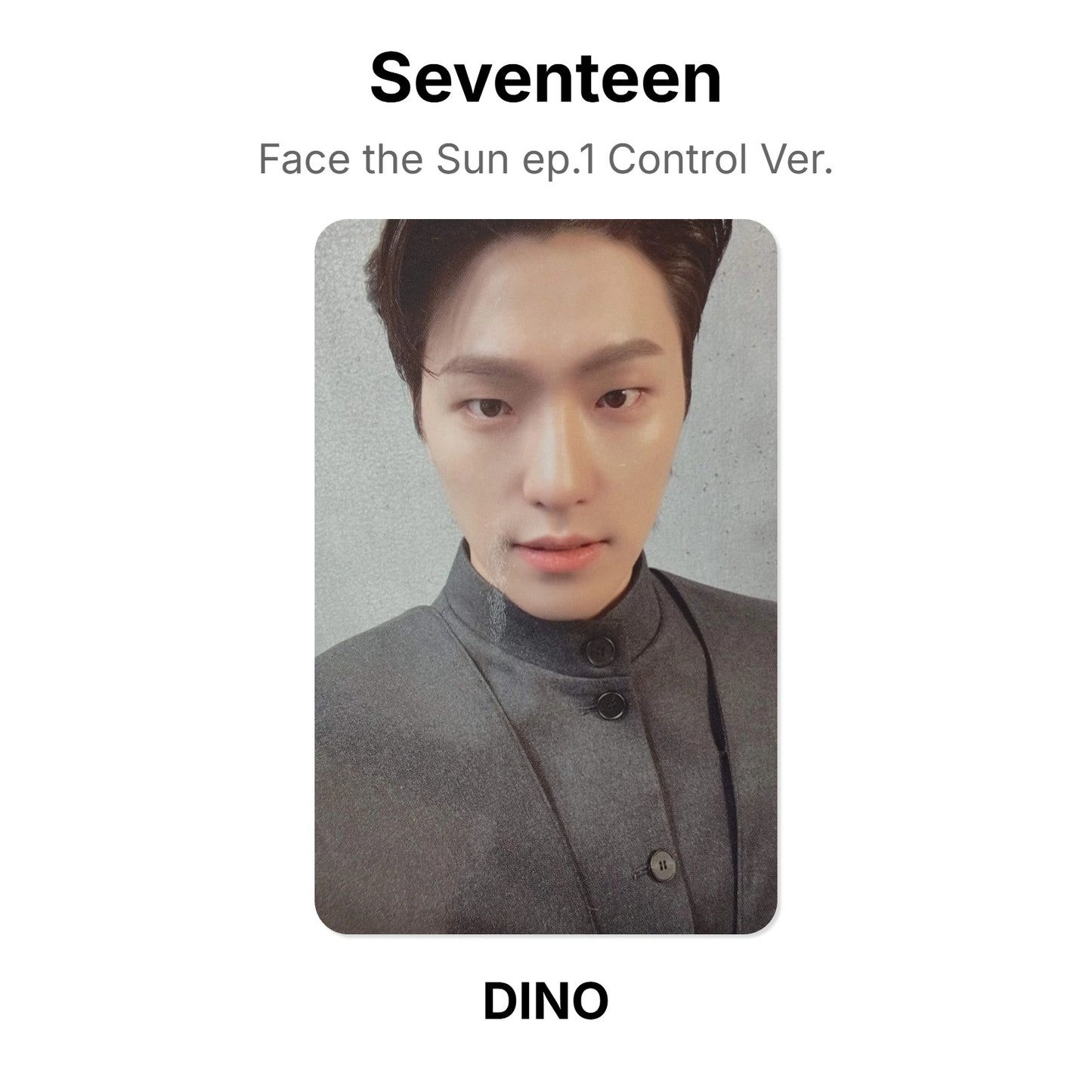 Seventeen Face the Sun ep.1 Control Ver. Offizielle Photocard