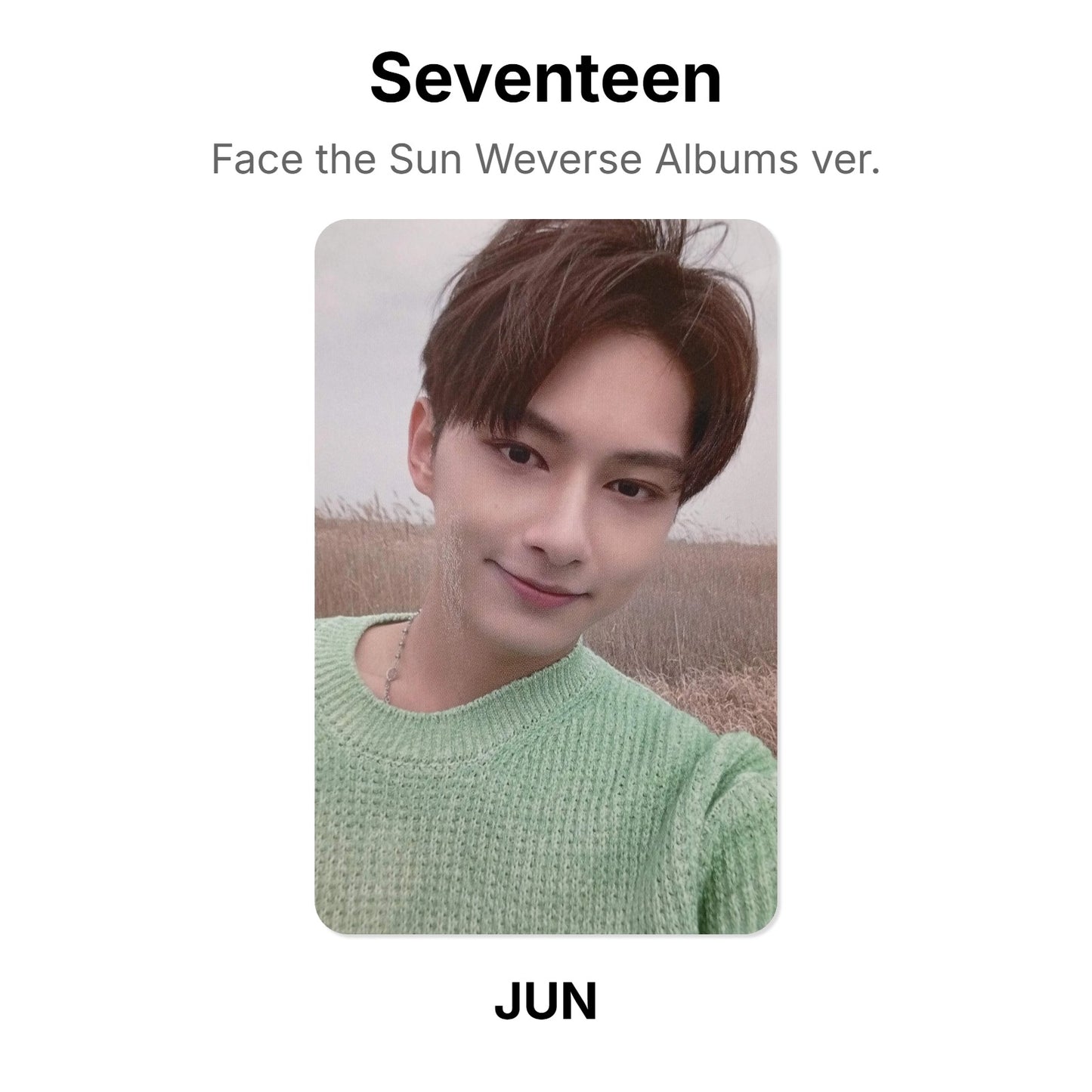Seventeen Face the Sun Weverse Albums ver. Official Photocard