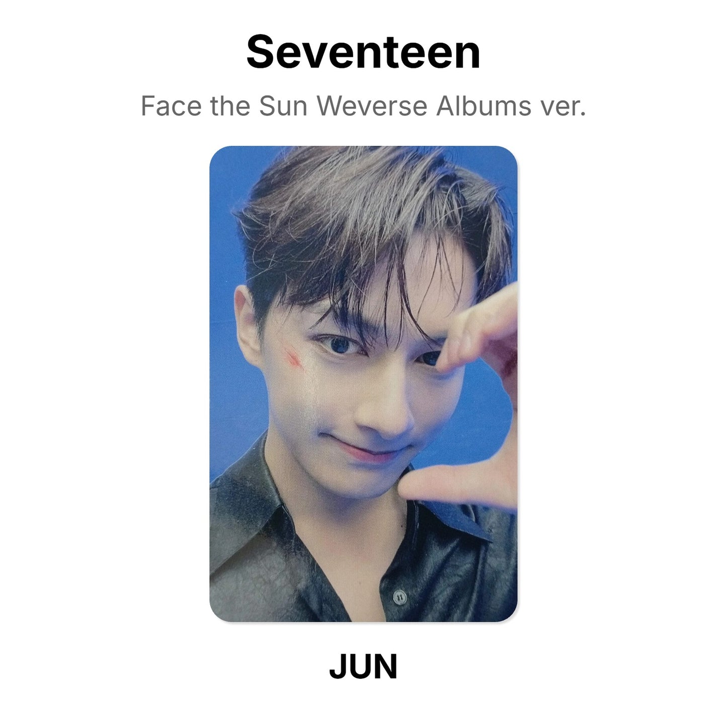 Seventeen Face the Sun Weverse Albums ver. Official Photocard