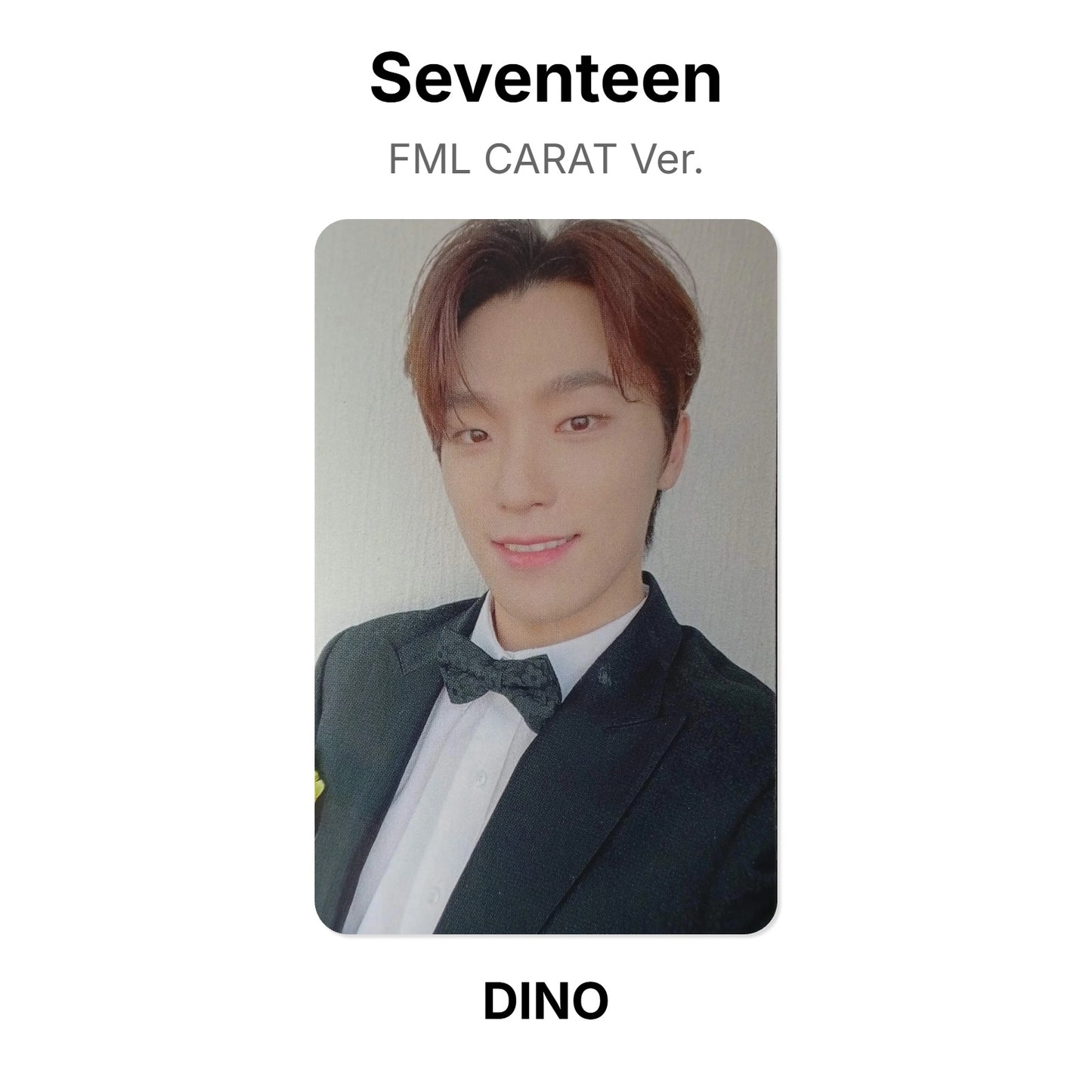 Seventeen FML CARAT Ver. Official Photocard