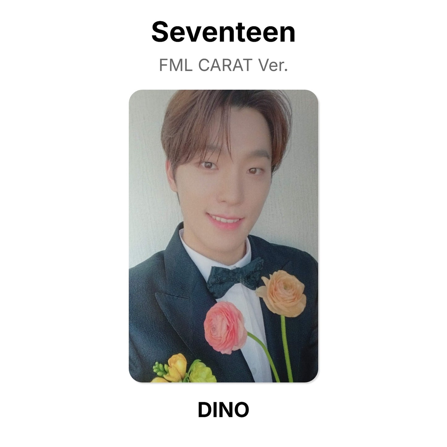 Seventeen FML CARAT Ver. Official Photocard