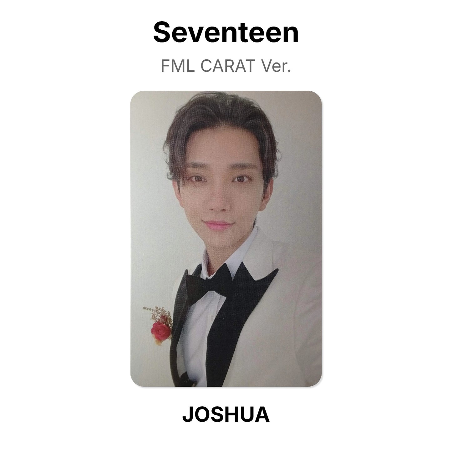 Seventeen FML CARAT Ver. Official Photocard