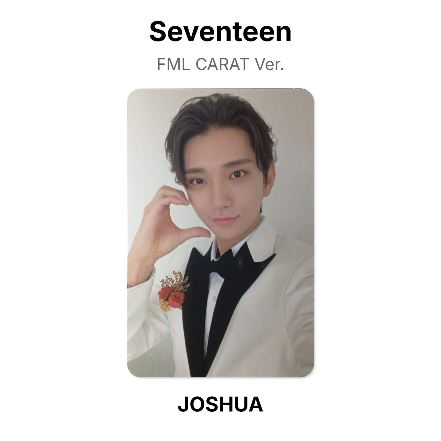 Seventeen FML CARAT Ver. Official Photocard