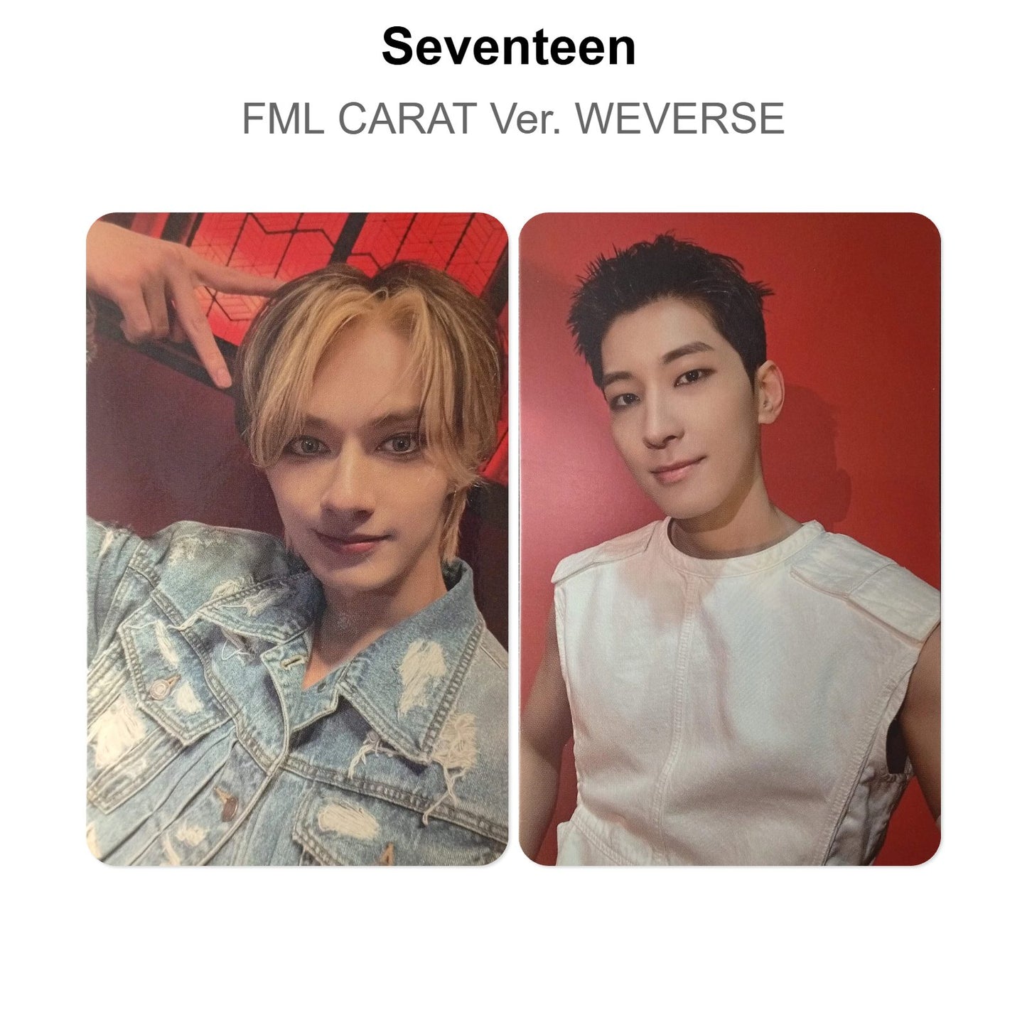 Seventeen FML CARAT Ver. WEVERSE photocard oficial