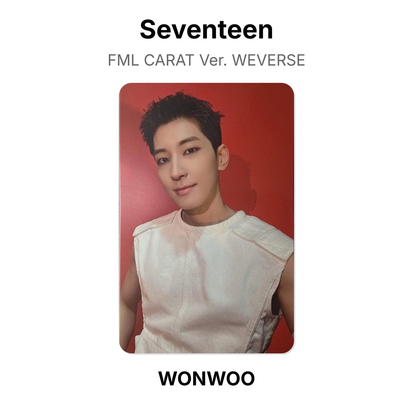 Seventeen FML CARAT Ver. WEVERSE photocard oficial