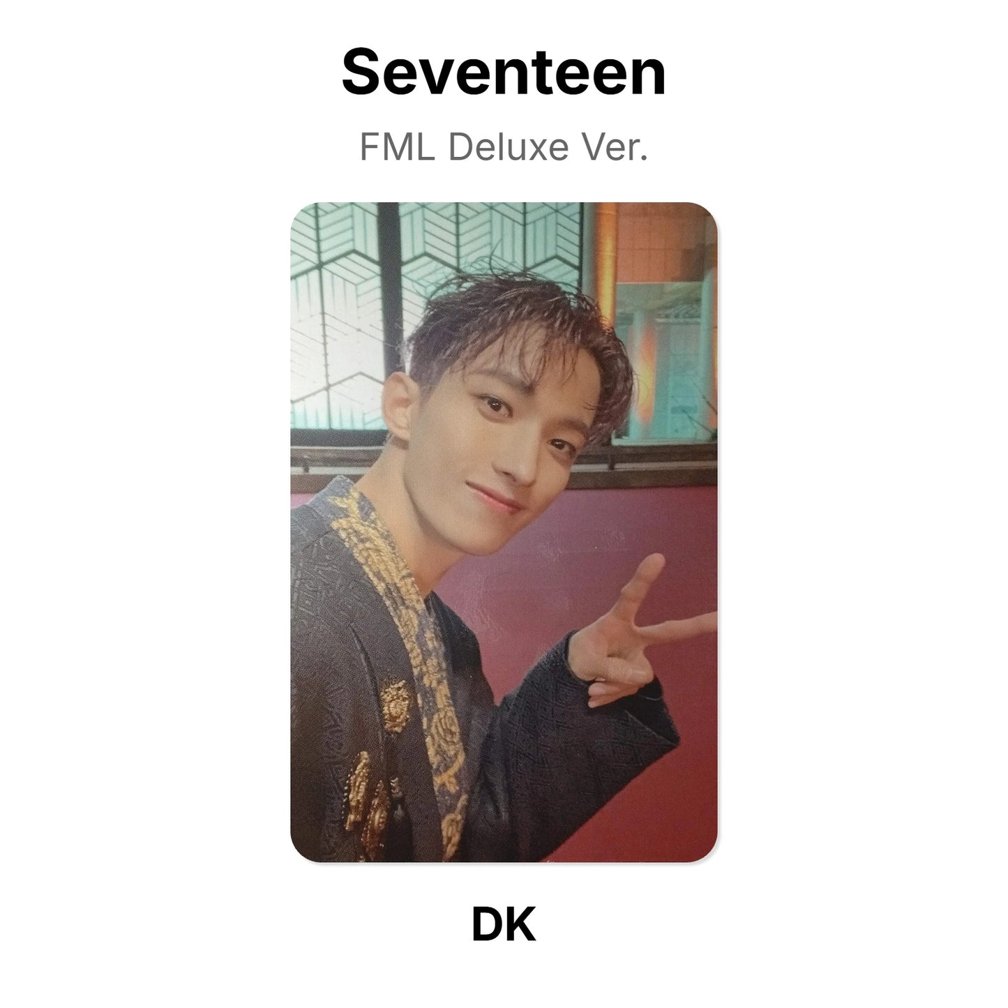 Seventeen FML Deluxe Ver. Offizielle Photocard
