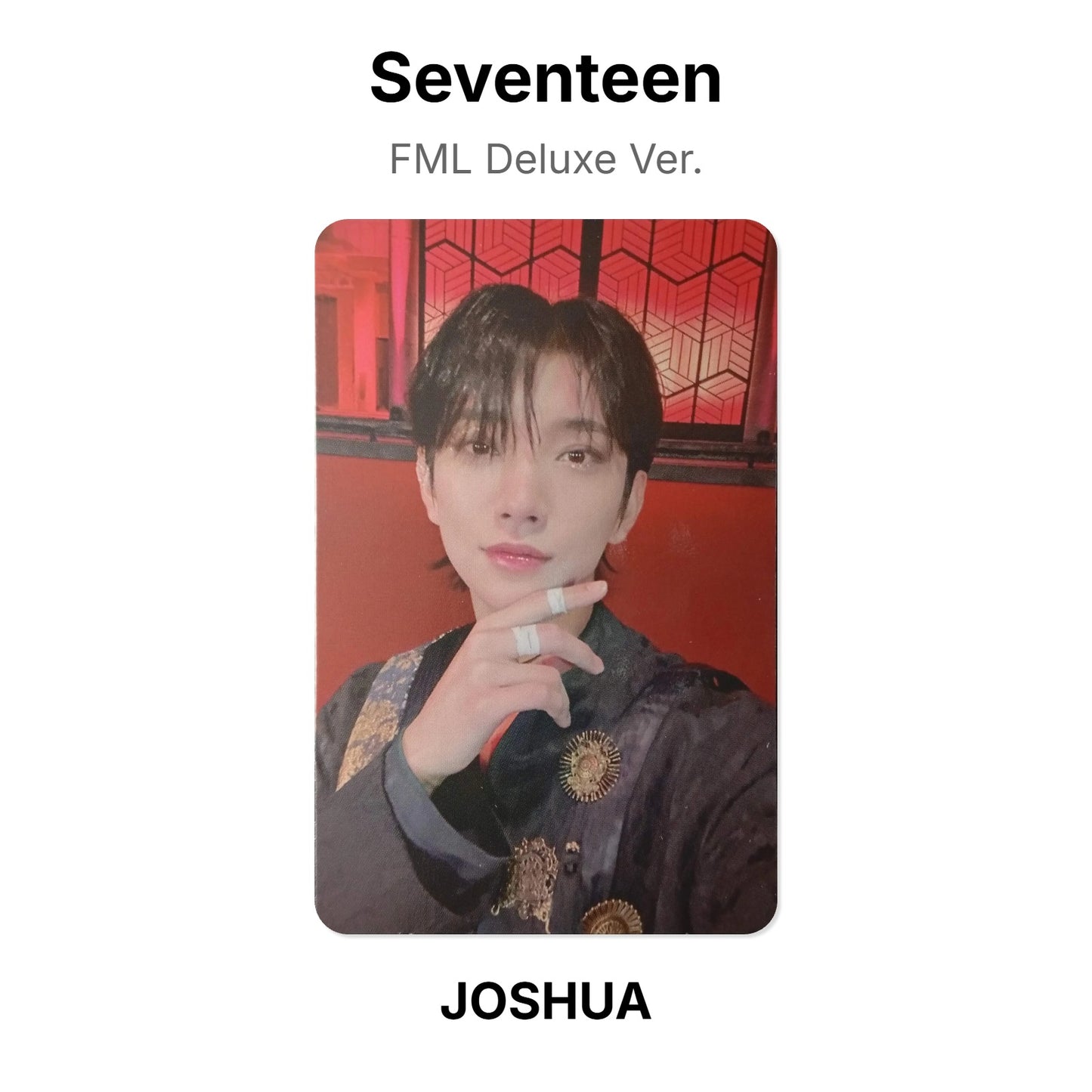 Seventeen FML Deluxe Ver. Offizielle Photocard