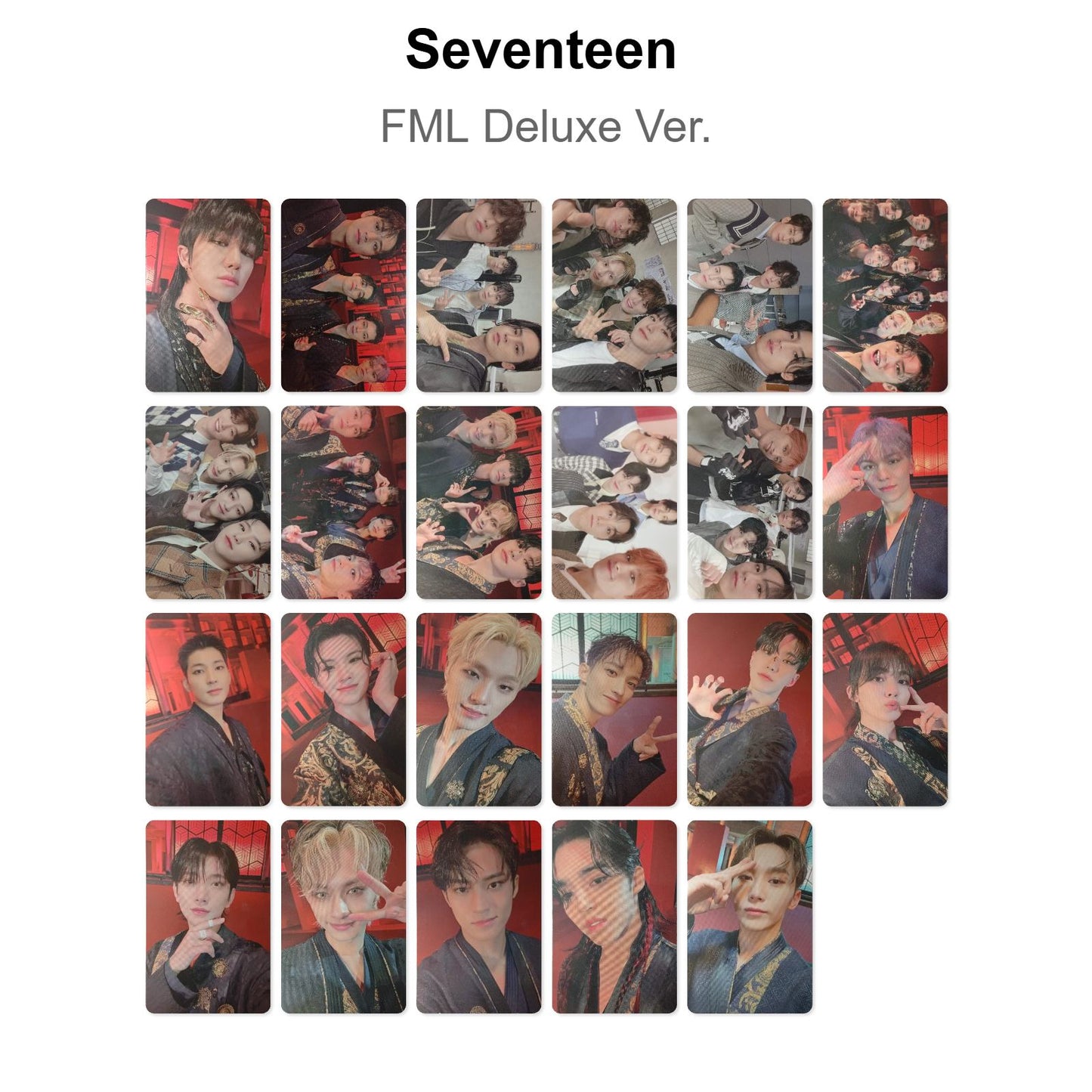 Seventeen FML Deluxe Ver. Offizielle Photocard