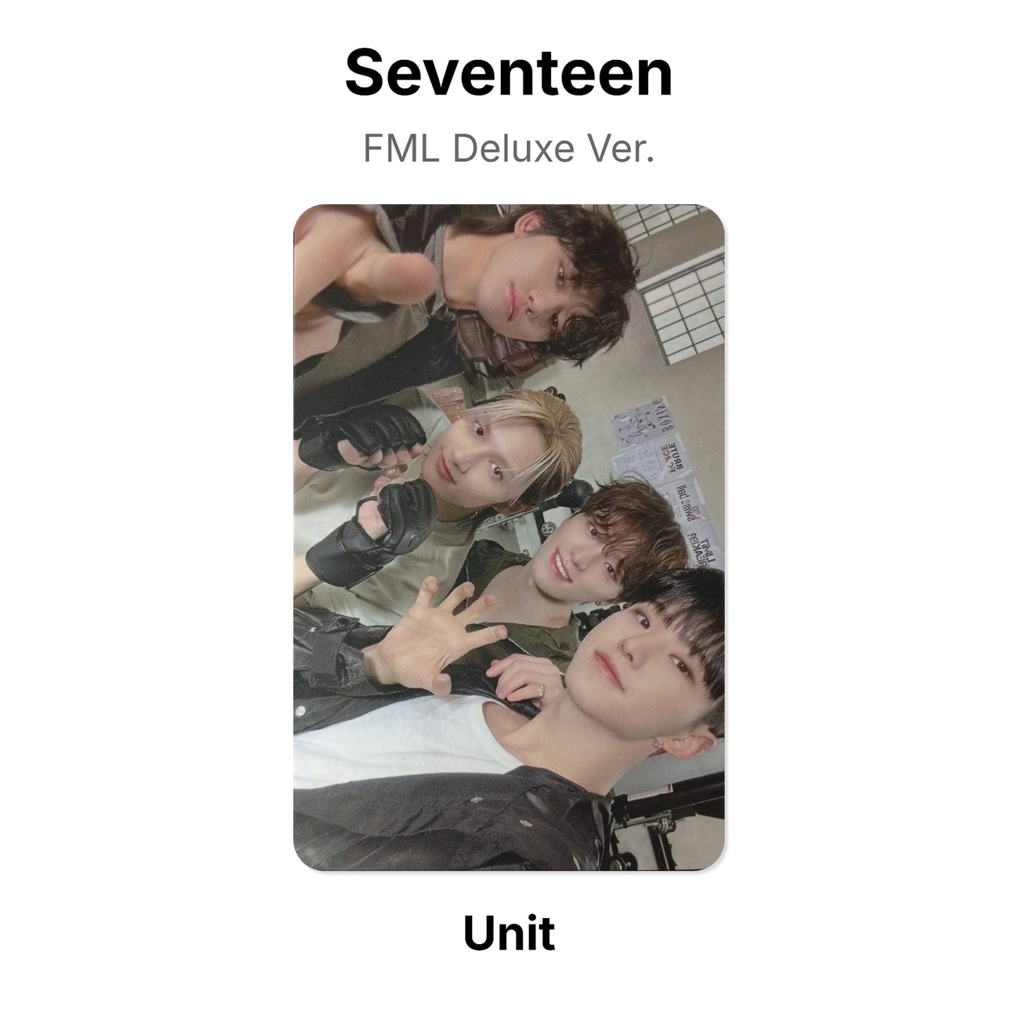 Seventeen FML Deluxe Ver. Offizielle Photocard
