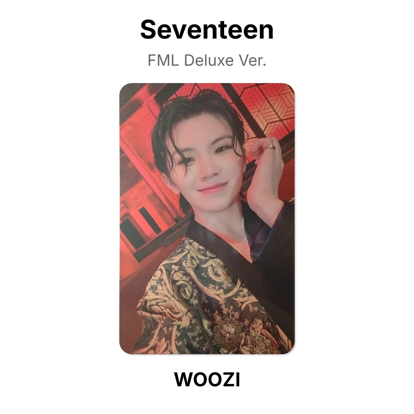 Seventeen FML Deluxe Ver. Offizielle Photocard