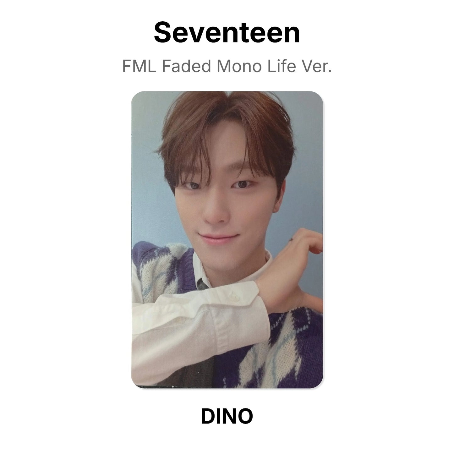 Seventeen FML Faded Mono Life Ver. photocard officielle