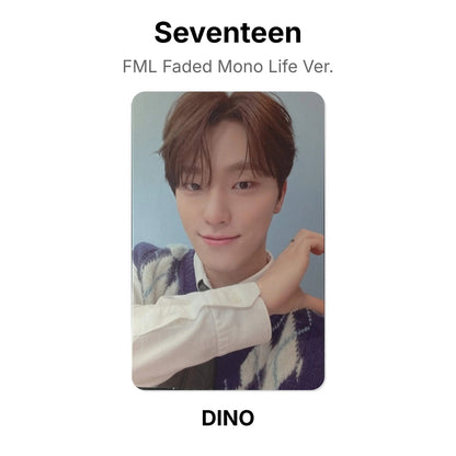 Seventeen FML Faded Mono Life Ver. photocard officielle