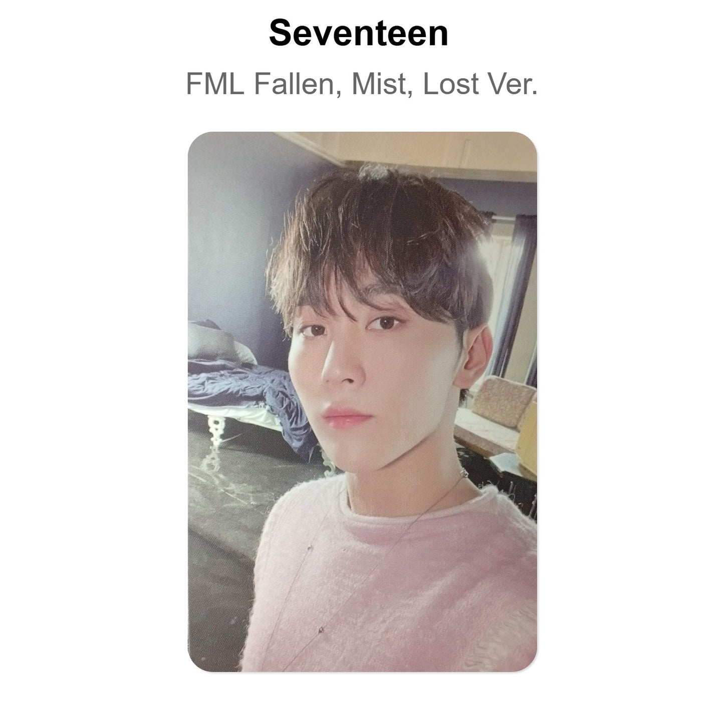 Seventeen FML Fallen, Mist, Lost Ver. Official Photocard