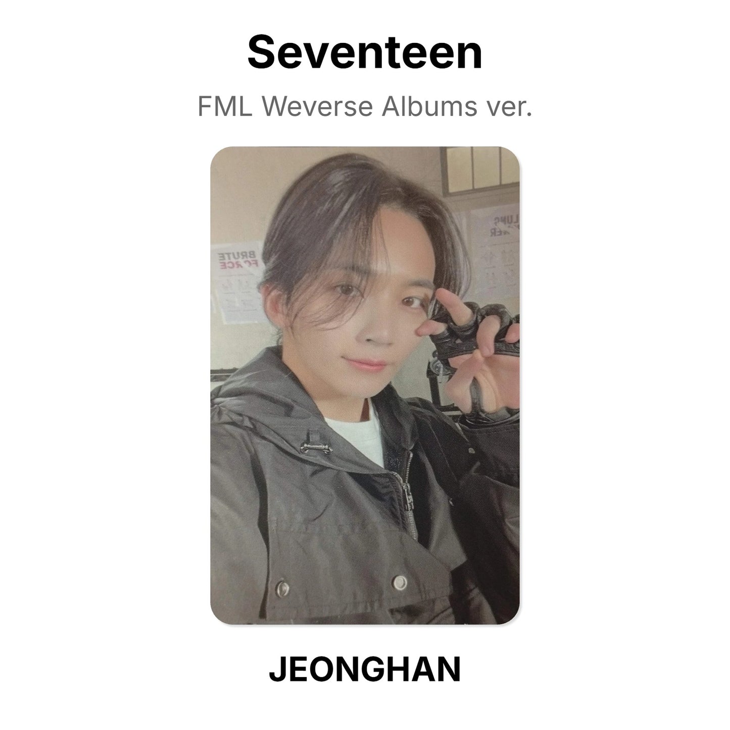 Seventeen FML Weverse Albums ver. โฟโต้การ์ดของแท้