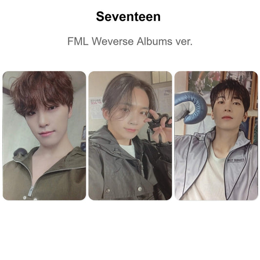 Seventeen FML Weverse Albums ver. Official Photocard