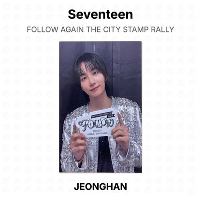 Seventeen FOLLOW AGAIN THE CITY STAMP RALLY Official Photocard