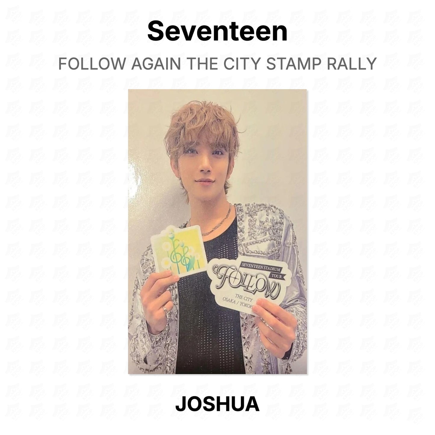 Seventeen FOLLOW AGAIN THE CITY STAMP RALLY Official Photocard
