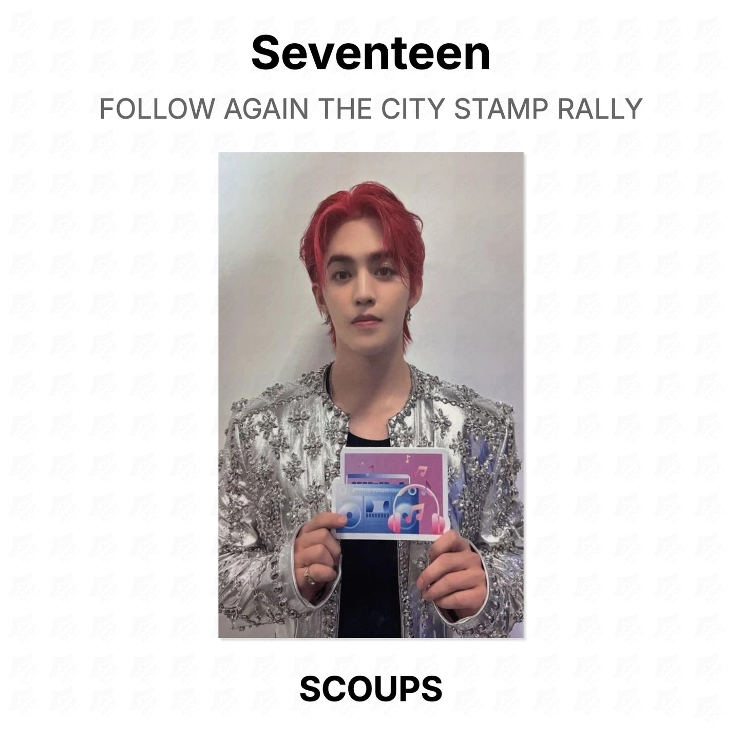 Seventeen FOLLOW AGAIN THE CITY STAMP RALLY Official Photocard