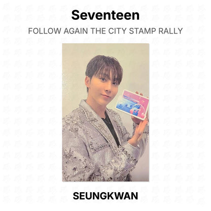 Seventeen FOLLOW AGAIN THE CITY STAMP RALLY Official Photocard