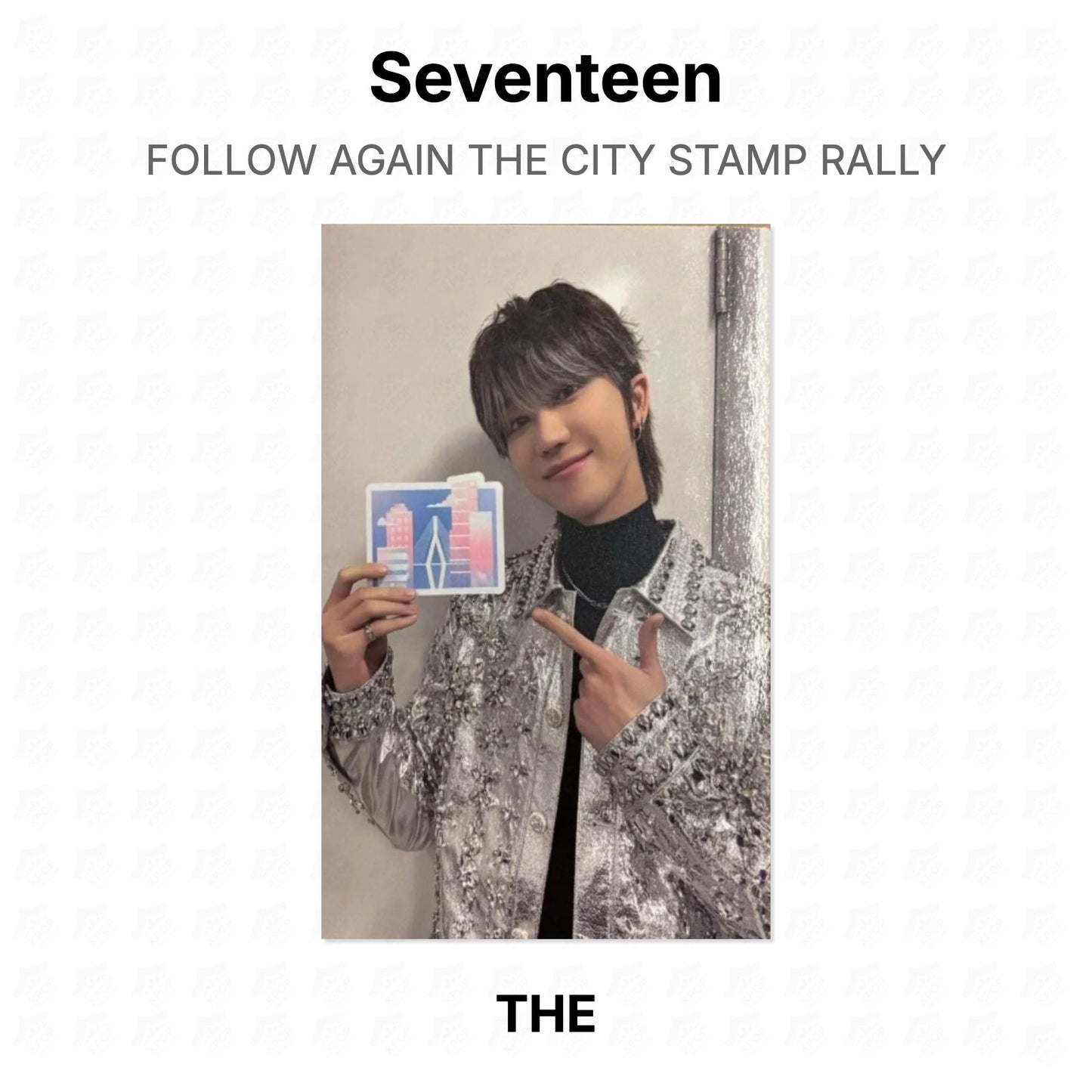 Seventeen FOLLOW AGAIN THE CITY STAMP RALLY Official Photocard