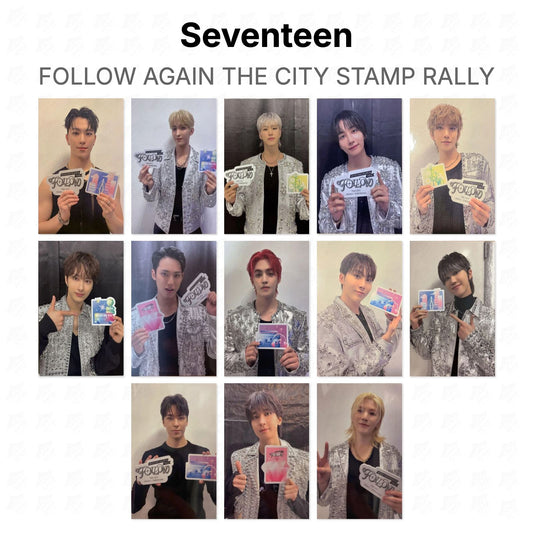 Seventeen FOLLOW AGAIN THE CITY STAMP RALLY Official Photocard