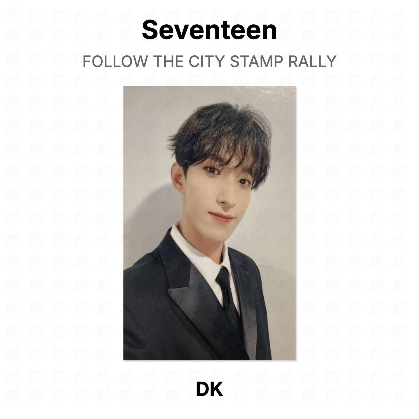 Seventeen FOLLOW THE CITY STAMP RALLY Official Photocard
