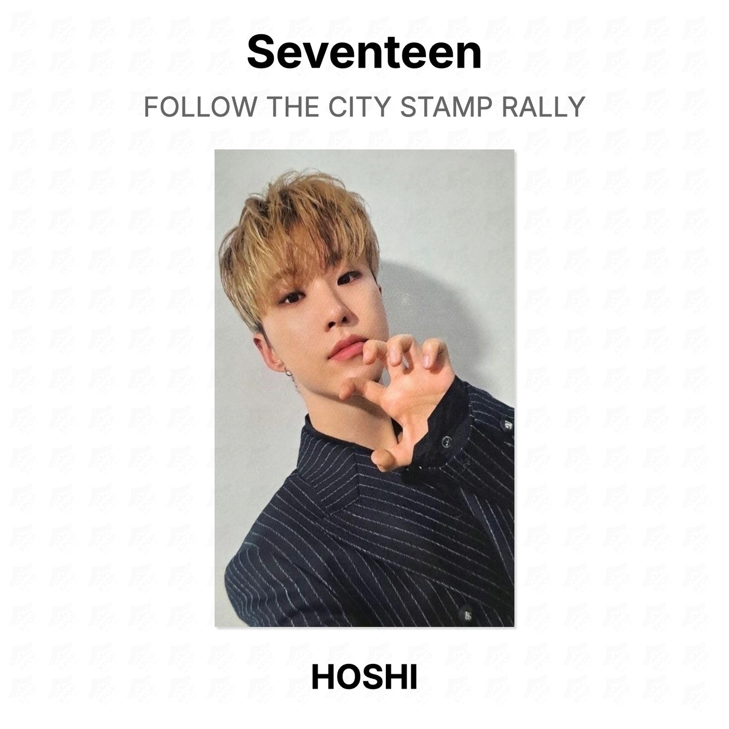 Seventeen FOLLOW THE CITY STAMP RALLY Official Photocard