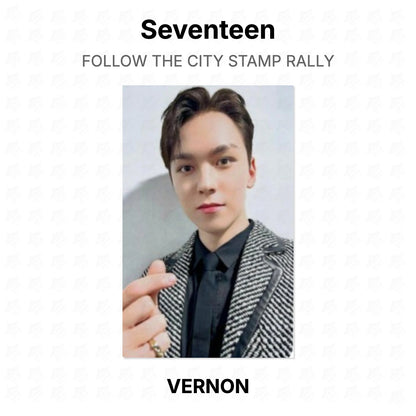 Seventeen FOLLOW THE CITY STAMP RALLY Official Photocard